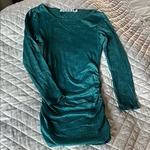 Stunning Teal Fitted Top by Michael Stars